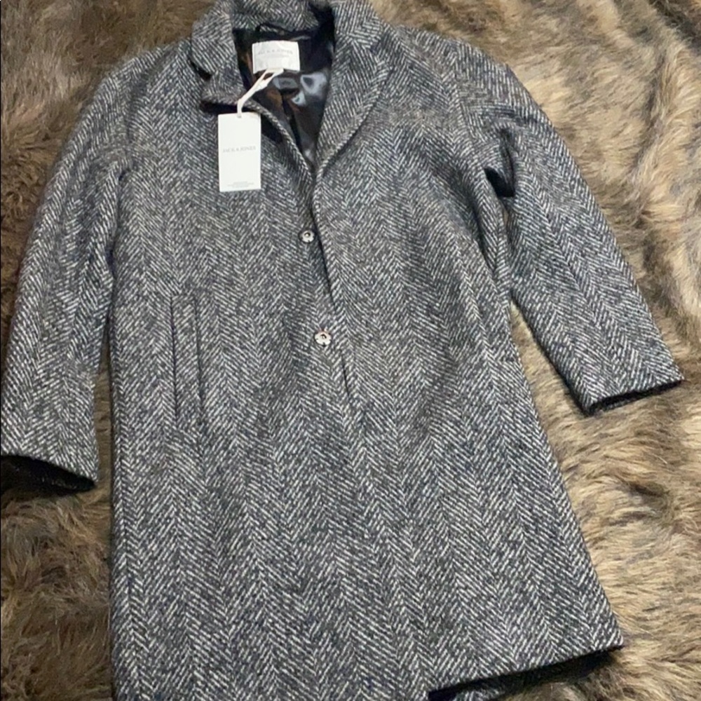 NWT Jack & Jones wool peacoat